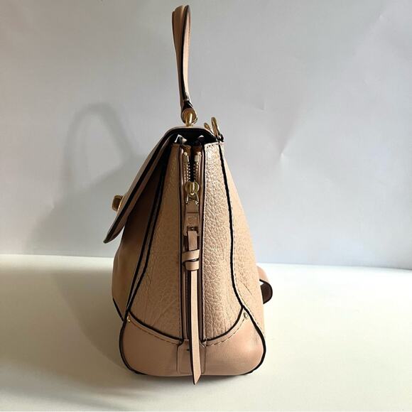 COACH  FAYE Tan Leather Backpack | SOLD OUT ONLINE - Picture 4 of 10